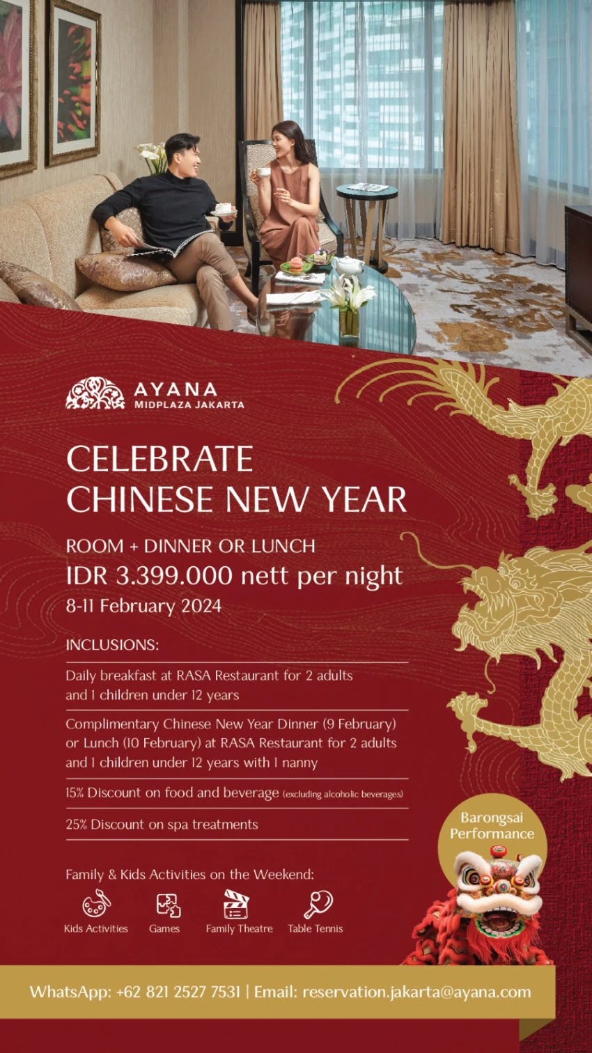 AYANA Midplaza Jakarta Presents Exquisite Chinese New Year Celebration