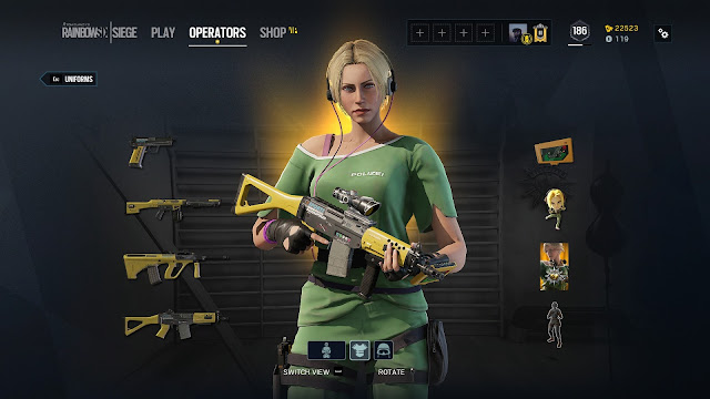 IQ Elite - REUNIFICATION skin close-up Tom Clancy's Rainbow Six Siege