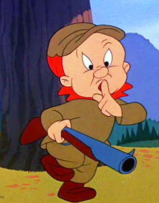 Elmer Fudd hunting kwickets!