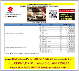 Suzuki Karimun Wagon R Bandung 2016, Harga Suzuki Karimun Wagon R 2016, Kredit Suzuki Karimun Wagon R 2016