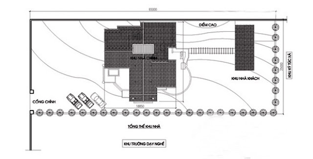 Thiết kế xây dựng nhà vườn 2000m2 đẹp thơ mộng