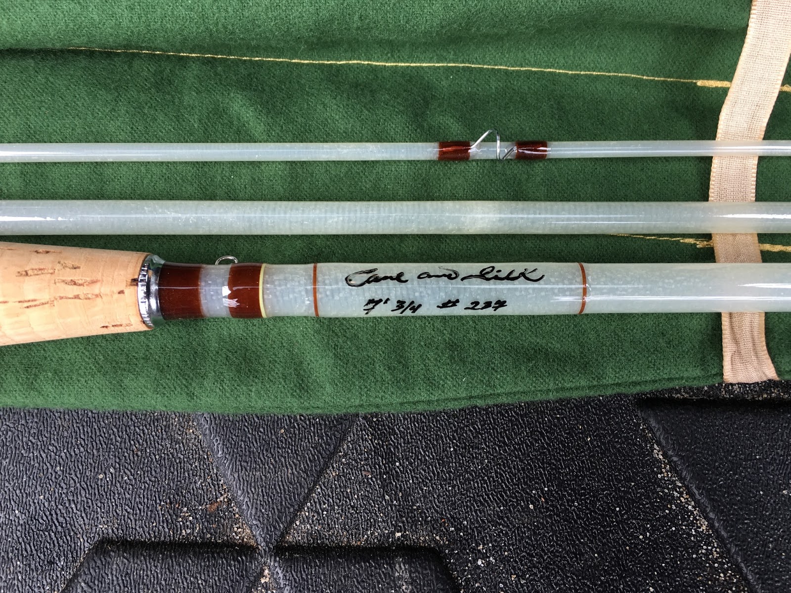 Ralph's Fly Box: Cane and Silk 7' 3/4wt Glass Fly Rod Review