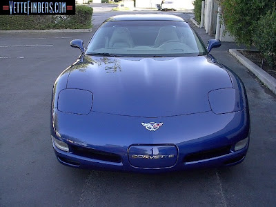 2004 Commemorative Corvette Coupe Blue Front View Photo