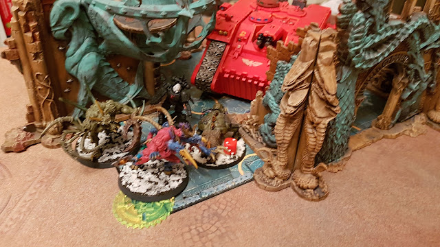 Warhammer 40k battle report - Eternal War - Scorched Earth - 1500 points - Thousand Sons vs Blood Angels