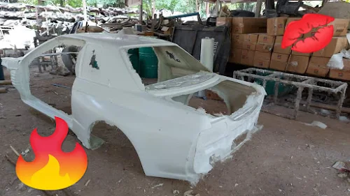 Fiberglass R32 GT-R bodyshell from Panchkits