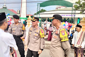 Kapolres Sidrap Turun Langsung Pimpin Pengamanan Pelaksanaan Shalat Idul Fitri 1444H
