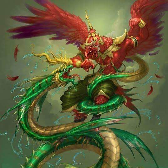 36+ Gambar Garuda Vs Naga