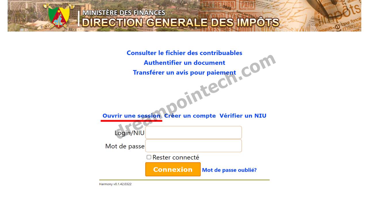 Impots DGI Télédéclaration Attestation en Ligne Cameroun PDF