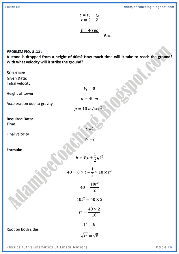 kinematics-of-linear-motion-solved-numericals-physics-10th