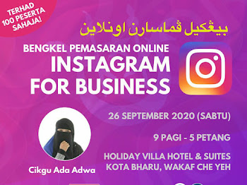 Bengkel Menggunakan Instagram untuk Bisnes di Kelantan