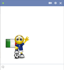 Italy football smiley