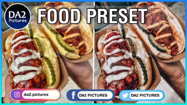 Food Preset (Best Lightroom presets) 2022 by DA2 PICTURES