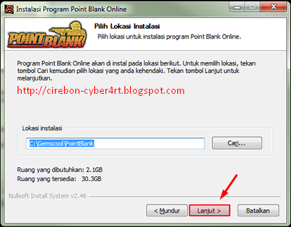 Silakan tunggu hingga Setup Instalasi PB kamu selesai.