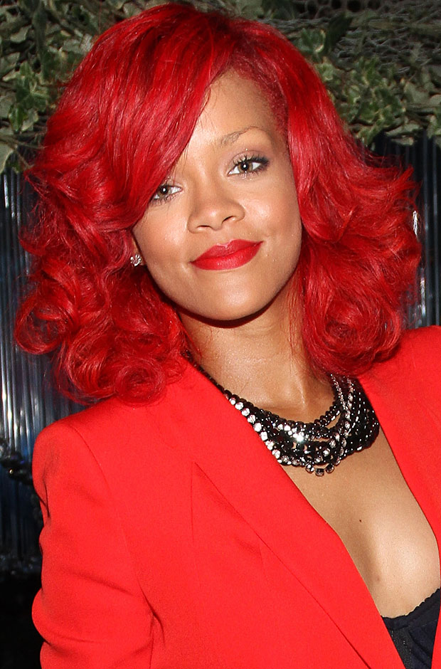 rihanna red hair now. Rihanna Red Hair 2010 Only