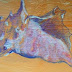 Conch Shell, Acrylic Painting by AZ Artist Amy Whitehouse