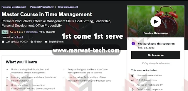 Master Course in Time Management