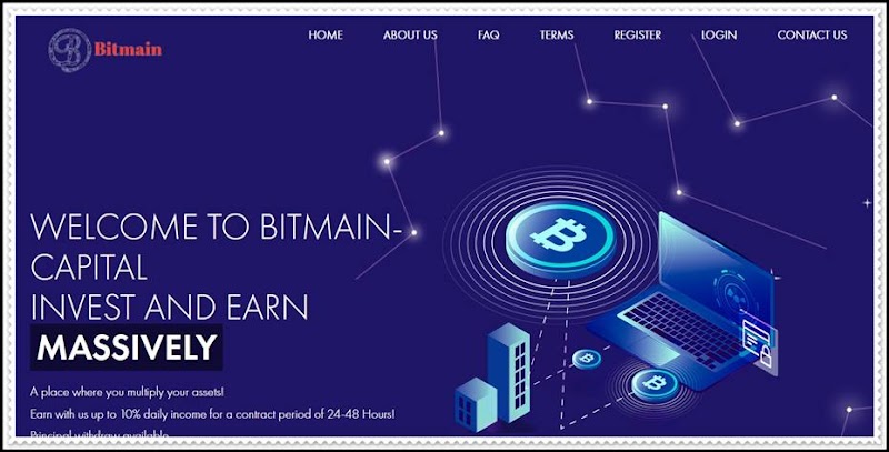 Мошеннический сайт bitmain-capital.ltd – Отзывы, развод, платит или лохотрон? Мошенники Bitmain Capital Ltd