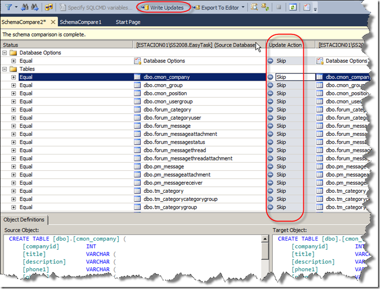 compare_database
