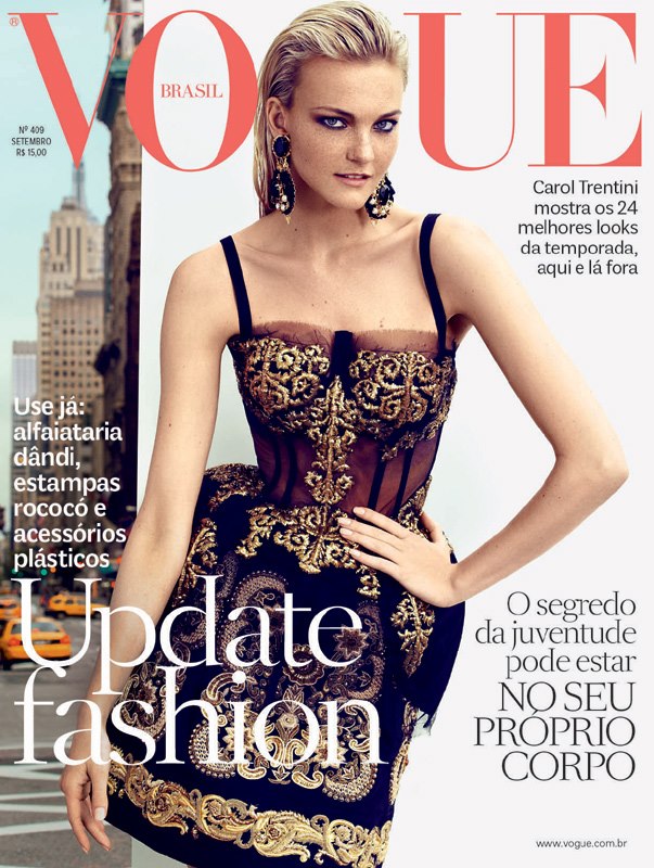  Vogue Brazil September 2012 — Caroline Trentini by Fabio Bartelt