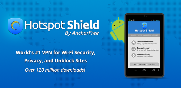 Hotspot Shield: Elite VPN Proxy WiFi v2.2.3g Free Donwnload
