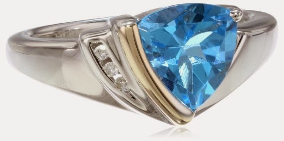 Swiss Blue Topaz Ring