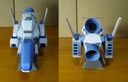 R-Type Papercraft R9A2 Delta Spacecraft