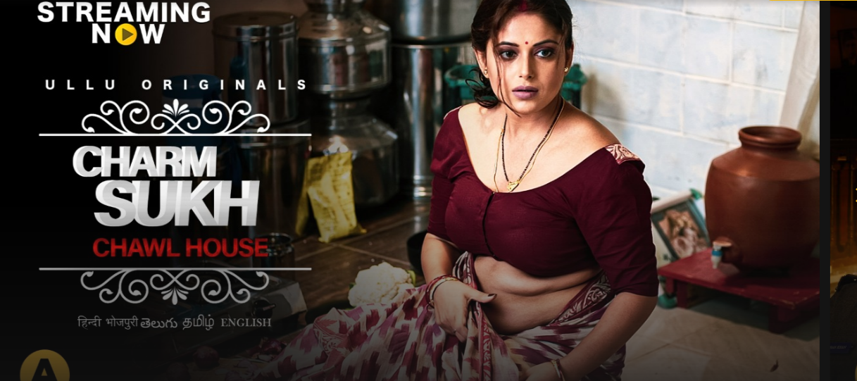 Ullu Original webseries Charmsukh  [ Chawl House ] actress Sneha paul Image