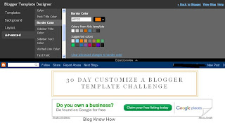 Change Blog Title Border Color in Blogger