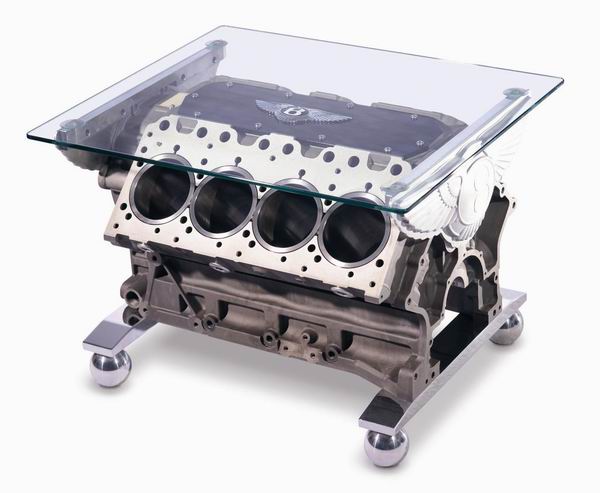 Bentley Engine Block Coffee Table