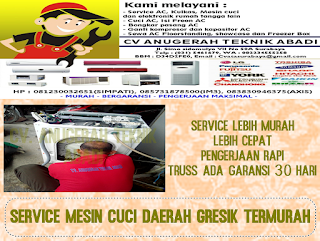 Service Mesin Cuci Daerah Gresik Termurah 