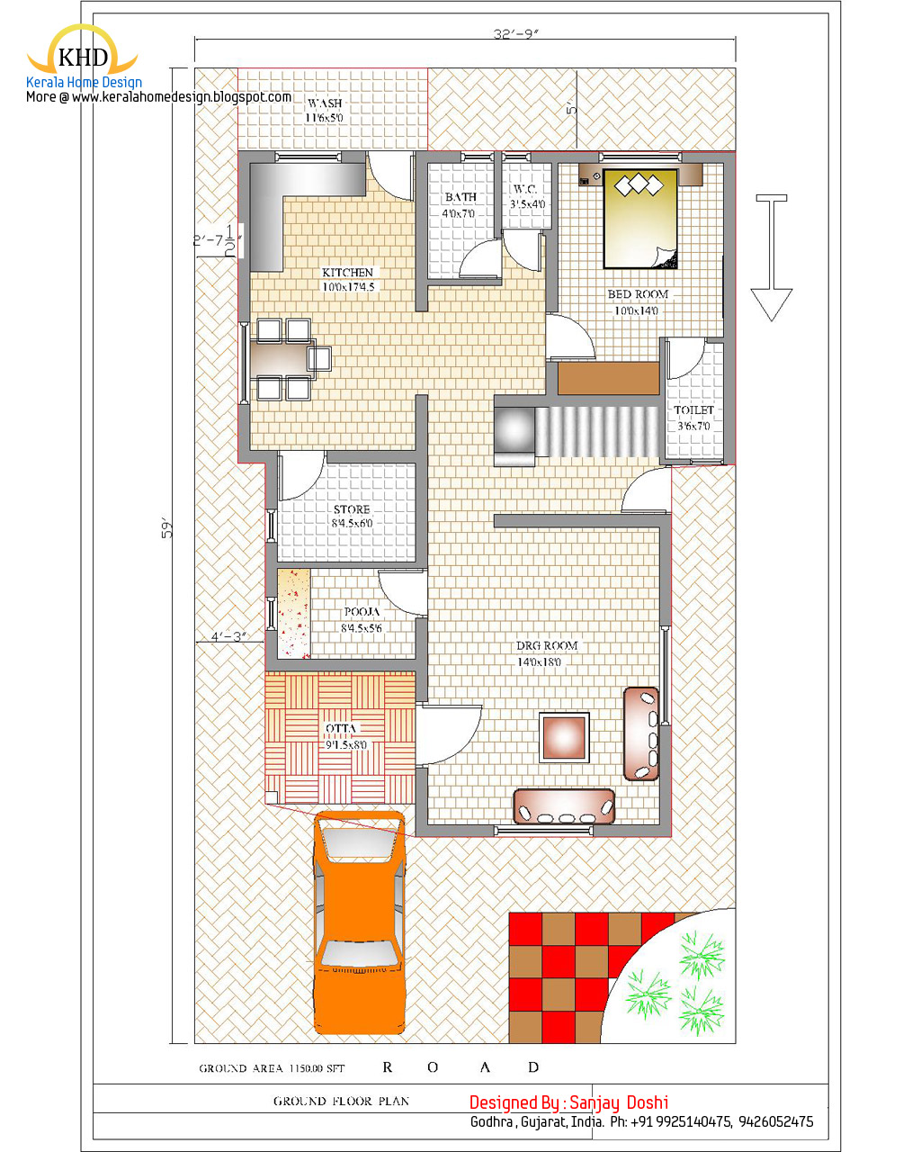 Duplex House Plan And Elevation 2310 Sq Ft Kerala Home Design And Floor Plans 8000 Houses