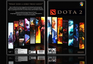 Dota 2 pc dvd front cover