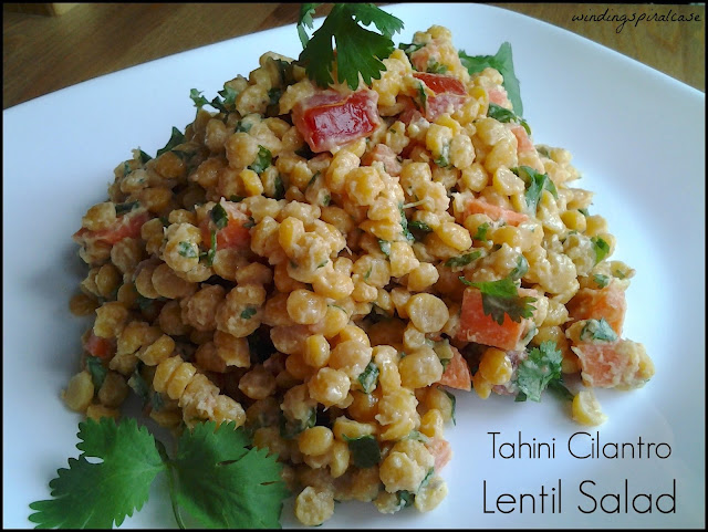 cilantro lentil salad