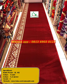 Harga Karpet Masjid Merah Polos di Solo | Hub: 082281833592 (WhatsApp/SMS/Telepon)