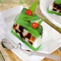 Resep Puding Pandan Cincau