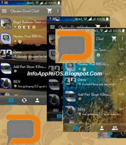 BBM Mod Pro Fiture 4 Themes in 1