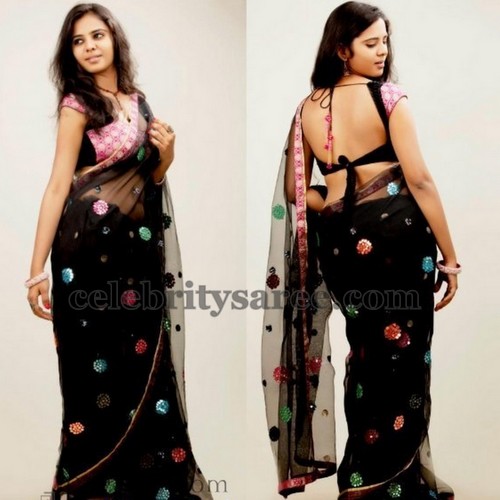 Manasa Backless Saree Blouse