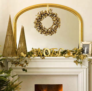 Fireplace Decorating for Christmas, Part 2