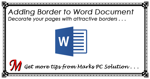 Adding Borders to a Page