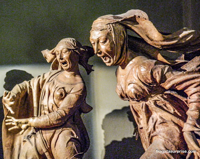 "A Lamentação sobre o Cristo Morto" de Niccolò dell'Arca em Bolonha