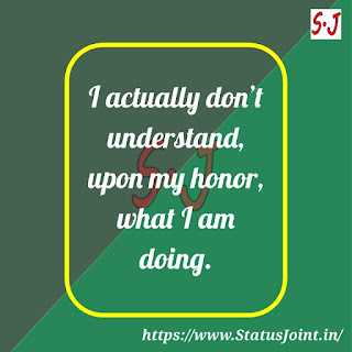 Confused Status in English