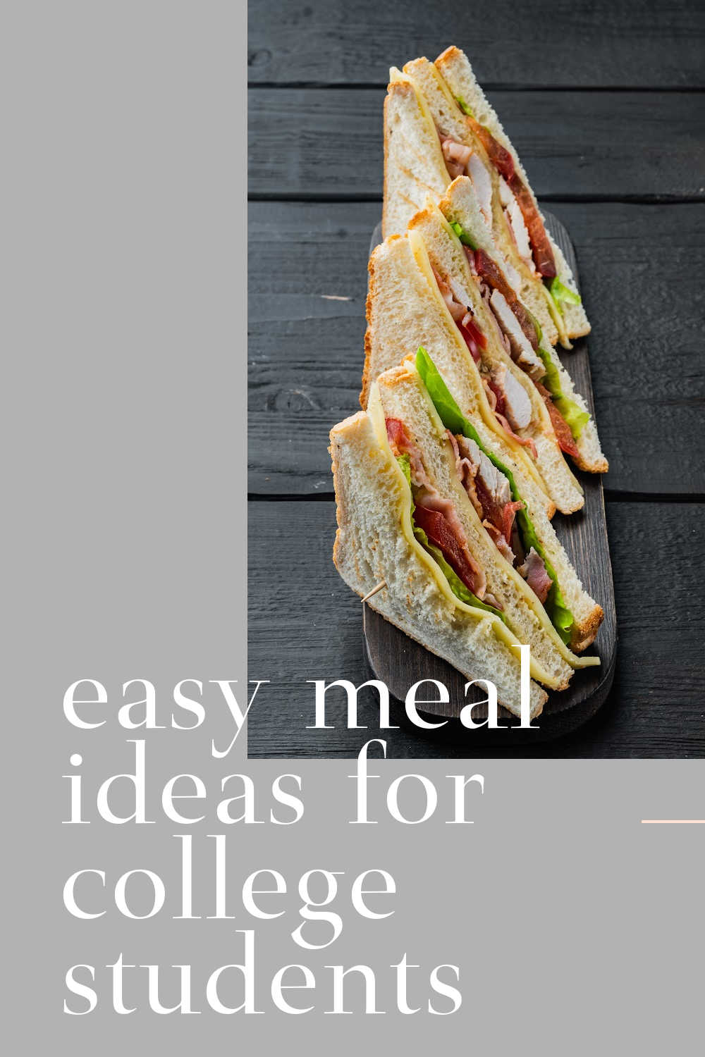 easy meal ideas college
