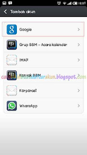 Cara Masuk Akun Google Di Android