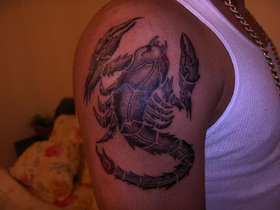 Scorpio Tattoos designs For Girls A scorpion is often related to the dark