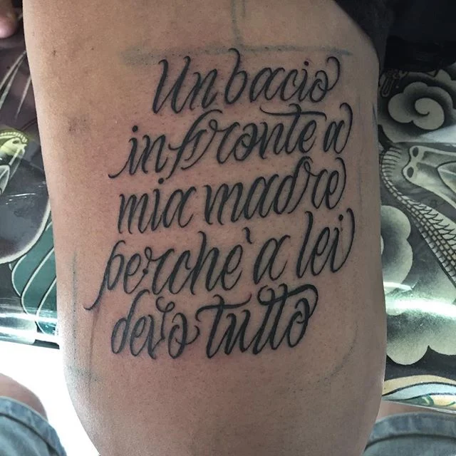 tatuaje dedicado a una madre