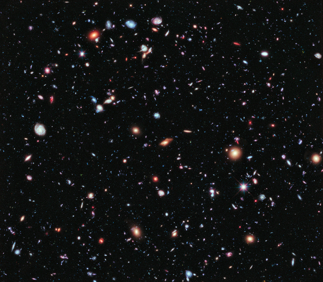 Wallpaper Hubble Ultra Deep Field
