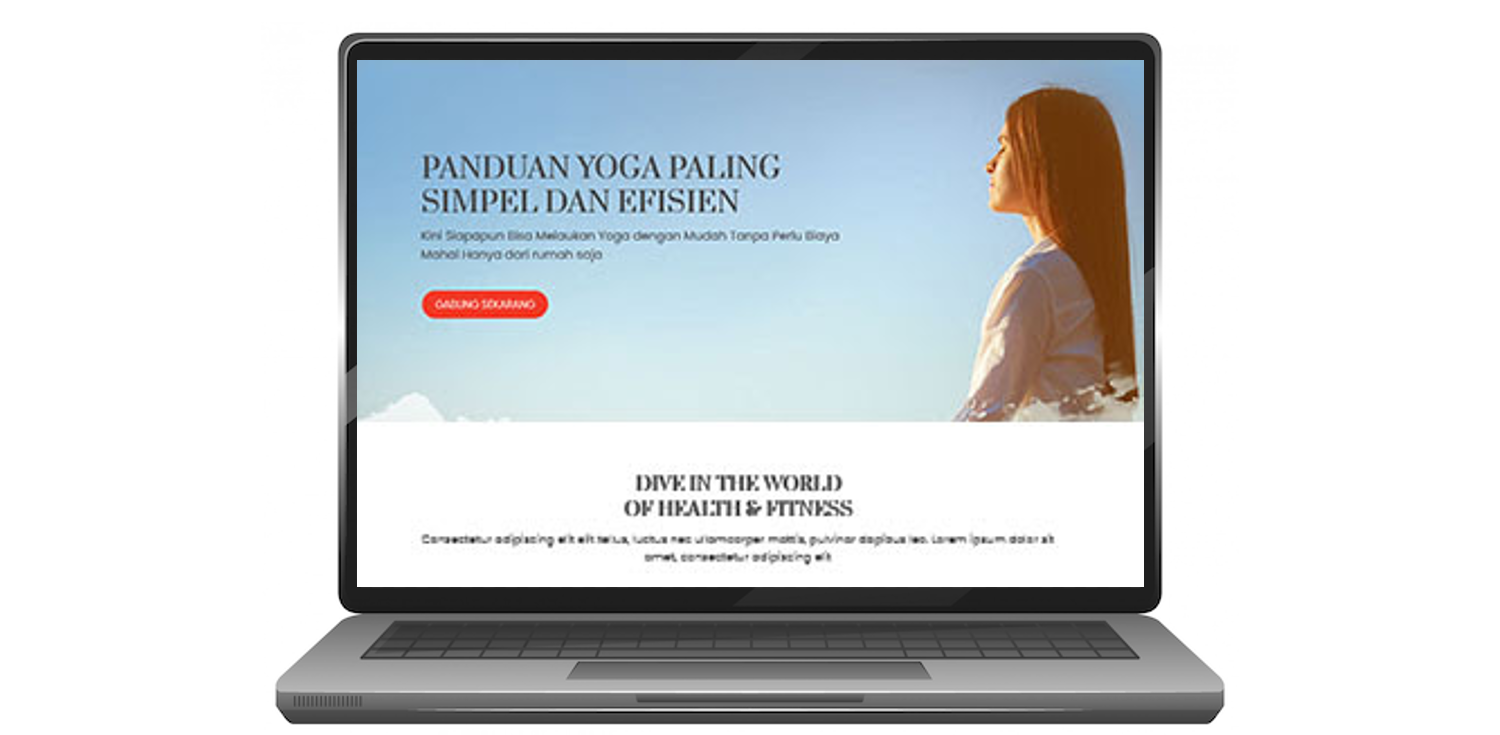 landing page blogspot