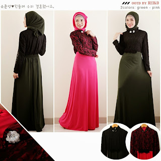 Baju Muslim Terbaru Maxi Marisa Cantik M7443