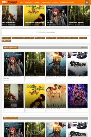 Piki Movie Blogger Template