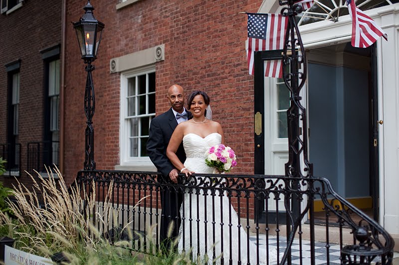 Decatur House Tented Wedding Ceremony